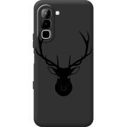 Чорний чохол BoxFace Infinix Hot 70 Deer