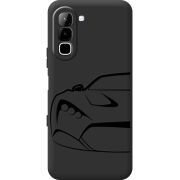 Чорний чохол BoxFace Infinix Hot 70 Sportcar
