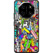 Чохол BoxFace Blackview Shark 6 Multicolored Inscriptions