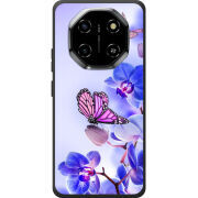 Чохол BoxFace Blackview Shark 6 Orchids and Butterflies