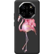 Прозорий чохол BoxFace Blackview Shark 6 Floral Flamingo