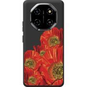 Прозорий чохол BoxFace Blackview Shark 6 Red Poppies