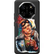 Чорний чохол BoxFace Blackview Shark 6 Tanker Girl