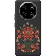 Чорний чохол BoxFace Blackview Shark 6 Ukrainian Ornament