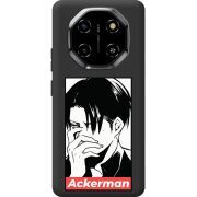 Чорний чохол BoxFace Blackview Shark 6 Attack On Titan - Ackerman