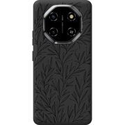 Чорний чохол BoxFace Blackview Shark 6 Leaves