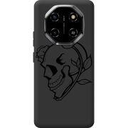 Чорний чохол BoxFace Blackview Shark 6 Skull and Roses
