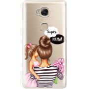 Прозрачный чехол Uprint Huawei GR5 Super Mama and Daughter