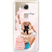 Прозрачный чехол Uprint Huawei GR5 Travel Girl