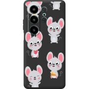 Прозорий чохол BoxFace Blackview Wave 10 с 3D-глазками Mouse