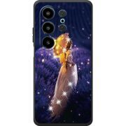 Чохол зі стразами Blackview Wave 10 Girl with Umbrella