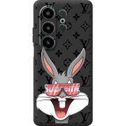 Чорний чохол BoxFace Blackview Wave 10 looney bunny