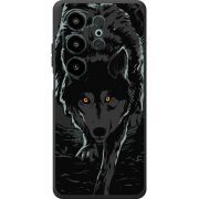 Чорний чохол BoxFace Blackview Wave 10 Wolf
