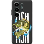 Чорний чохол BoxFace Blackview Wave 10 Fish