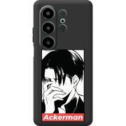 Чорний чохол BoxFace Blackview Wave 10 Attack On Titan - Ackerman