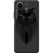 Чорний чохол BoxFace Blackview Wave 10 Owl