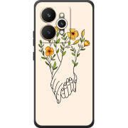 Чохол BoxFace Realme 15 5G Flower Hands