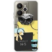 Прозорий чохол BoxFace Realme 15 5G Fashion Pug