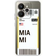 Прозорий чохол BoxFace Realme 15 5G Ticket Miami