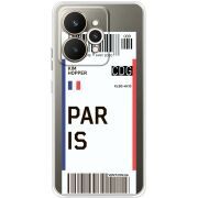 Прозорий чохол BoxFace Realme 15 5G Ticket Paris