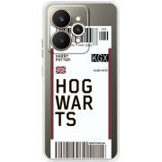 Прозорий чохол BoxFace Realme 15 5G Ticket Hogwarts