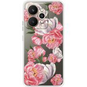 Прозорий чохол BoxFace Realme 15 5G Peony Watercolor Style