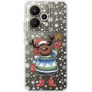 Прозорий чохол BoxFace Realme 15 5G Christmas Deer with Snow