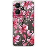 Прозорий чохол BoxFace Realme 15 5G Pink Magnolia