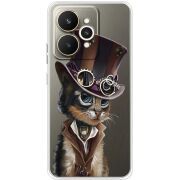 Прозорий чохол BoxFace Realme 15 5G Steampunk Cat