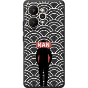 Чорний чохол BoxFace Realme 15 5G Man Pattern