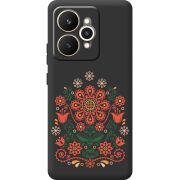 Чорний чохол BoxFace Realme 15 5G Ukrainian Ornament