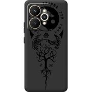 Чорний чохол BoxFace Realme 15 5G Hugin and Munin