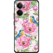 Чохол BoxFace Realme P3 Birds and Flowers