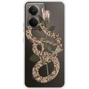 Прозорий чохол BoxFace Realme P3 Glamor Snake