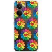 Прозорий чохол BoxFace Realme P3 Hippie Flowers