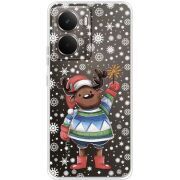 Прозорий чохол BoxFace Realme P3 Christmas Deer with Snow