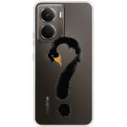 Прозорий чохол BoxFace Realme P3 Swan question