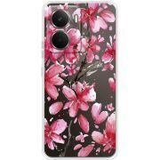 Прозорий чохол BoxFace Realme P3 Pink Magnolia