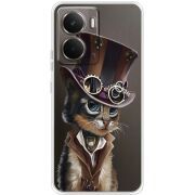 Прозорий чохол BoxFace Realme P3 Steampunk Cat