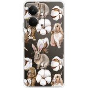 Прозорий чохол BoxFace Realme P3 Cotton and Rabbits