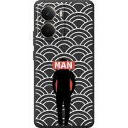 Чорний чохол BoxFace Realme P3 Man Pattern