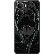 Чорний чохол BoxFace Realme P3 Wolf