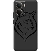 Чорний чохол BoxFace Realme P3 Wolf