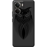 Чорний чохол BoxFace Realme P3 Owl