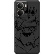 Чорний чохол BoxFace Realme P3 Bear King