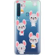 Прозрачный чехол Uprint Samsung A920 Galaxy A9 2018 с 3D-глазками Mouse