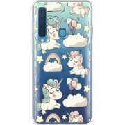 Прозрачный чехол Uprint Samsung A920 Galaxy A9 2018 Unicorns