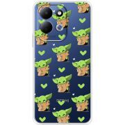 Прозорий чохол BoxFace Xiaomi Redmi 17 Pattern Baby Yoda