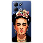 Прозорий чохол BoxFace Xiaomi Redmi 17 Фрида Кало
