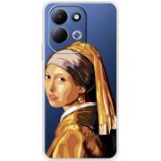 Прозорий чохол BoxFace Xiaomi Redmi 17 Девушка с жемчужной серёжкой
